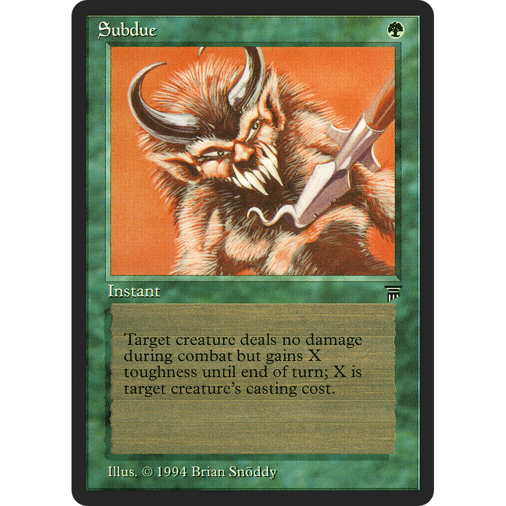 MTG Singles - Subdue - Legends - Regular