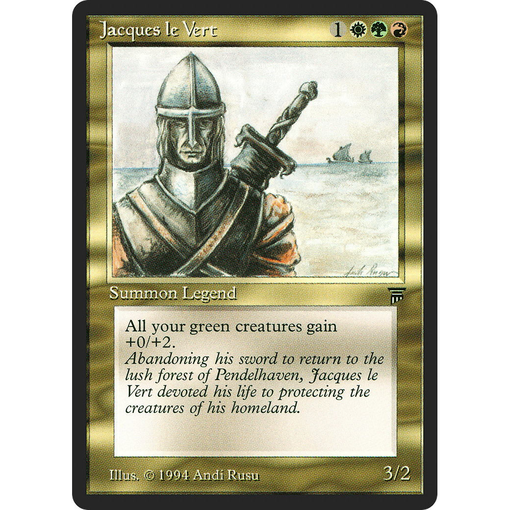 MTG Singles - Jacques le Vert - Legends - Regular