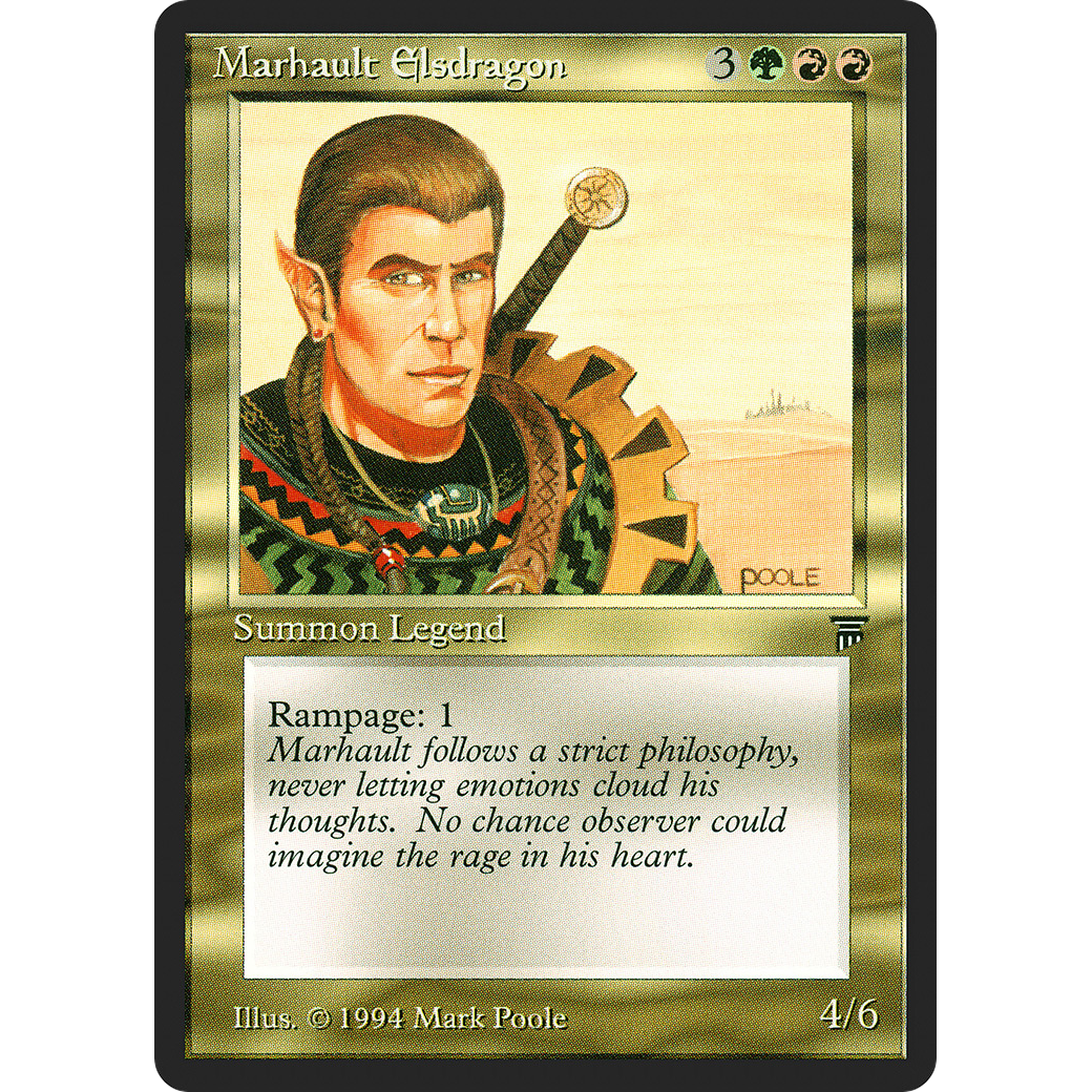 MTG Singles - Marhault Elsdragon - Legends - Regular