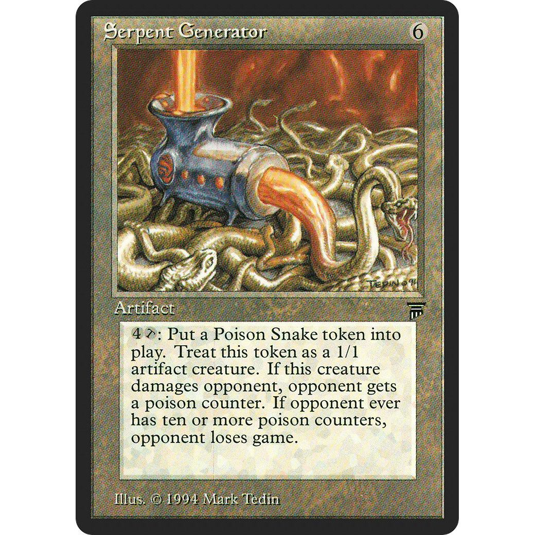 MTG Singles - Serpent Generator - Legends - Regular