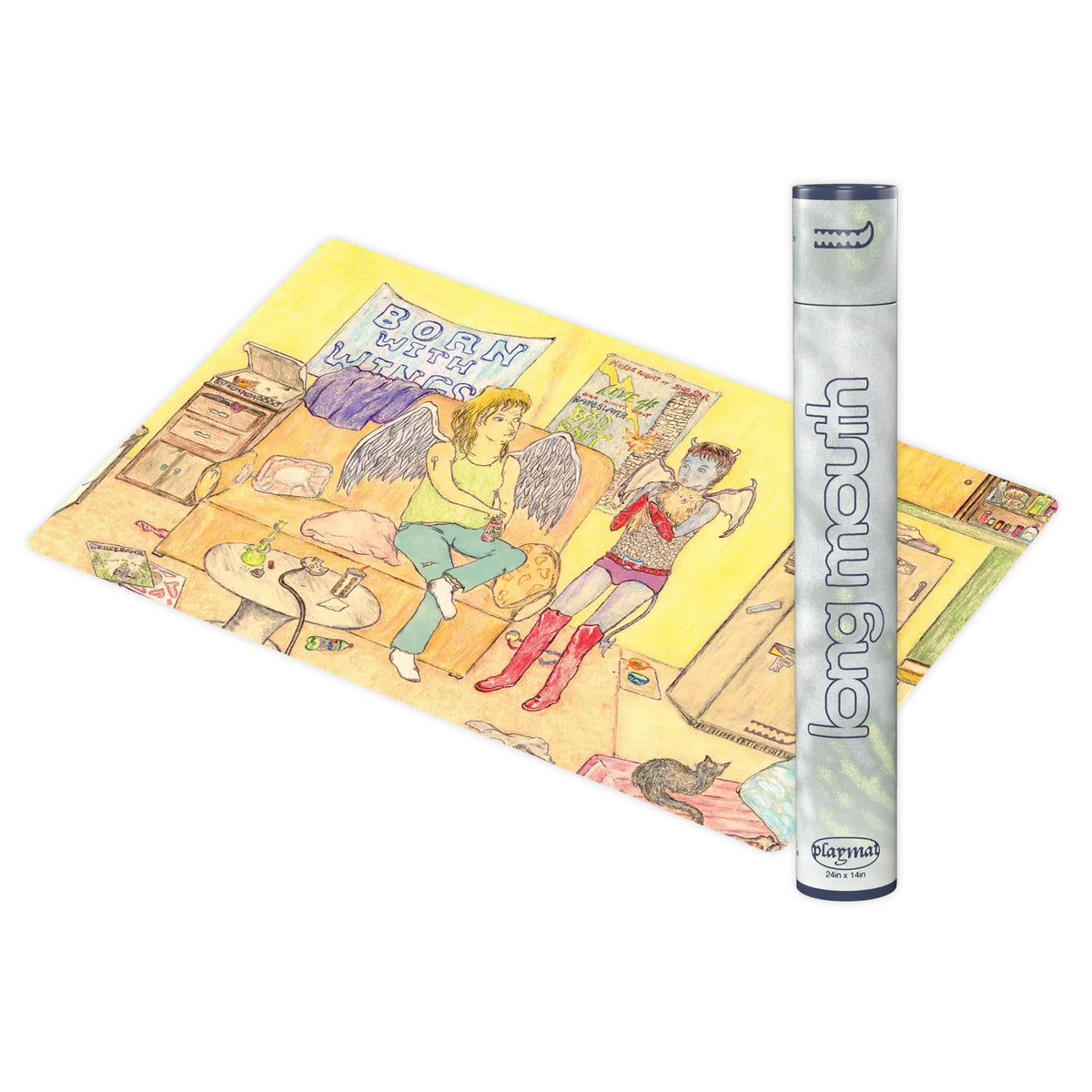 Gaming Supplies - long mouth playmat - divine probation playmat