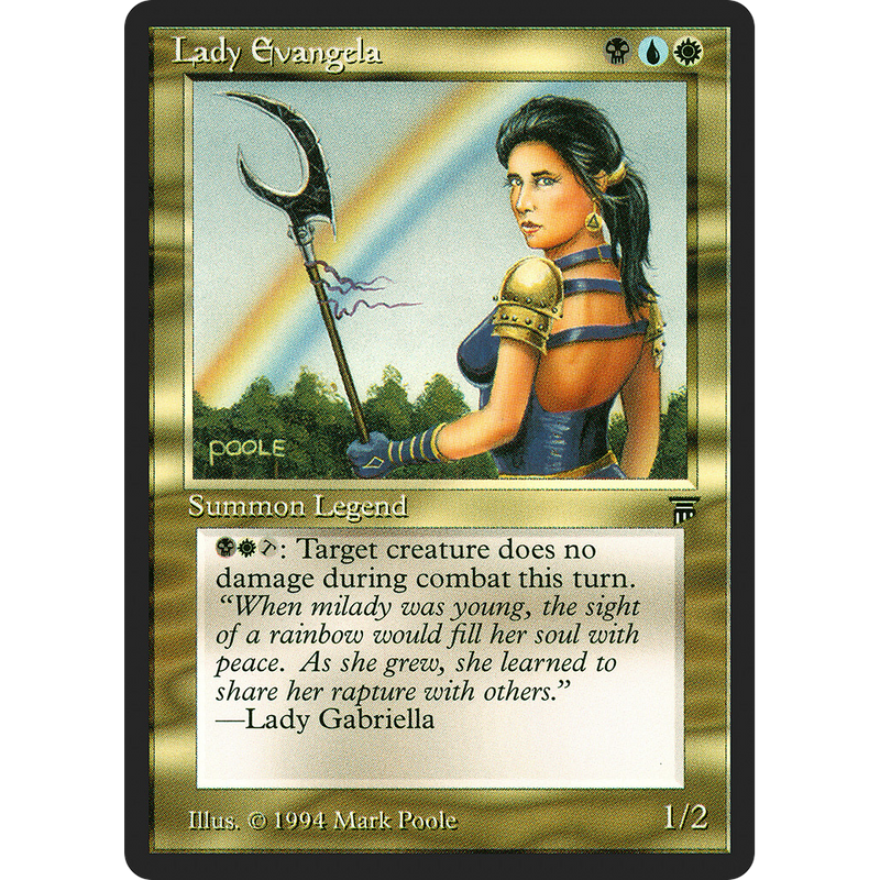 Magic the Gathering Lady Evangela - Legends NM