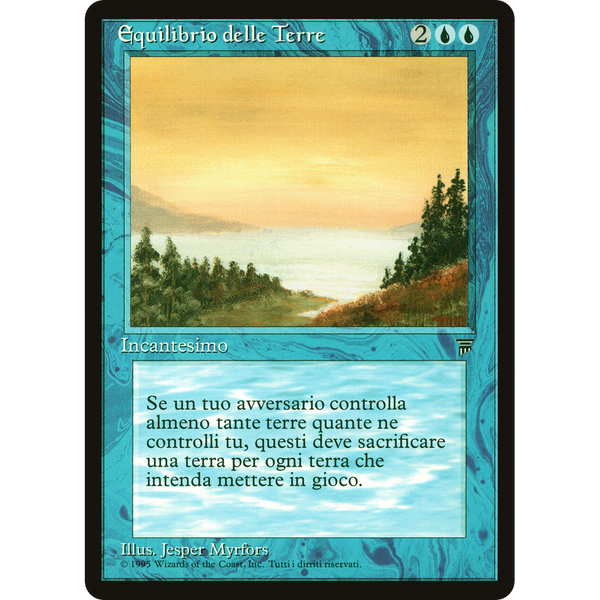 Magic the Gathering Land Equilibrium - Legends Italian NM