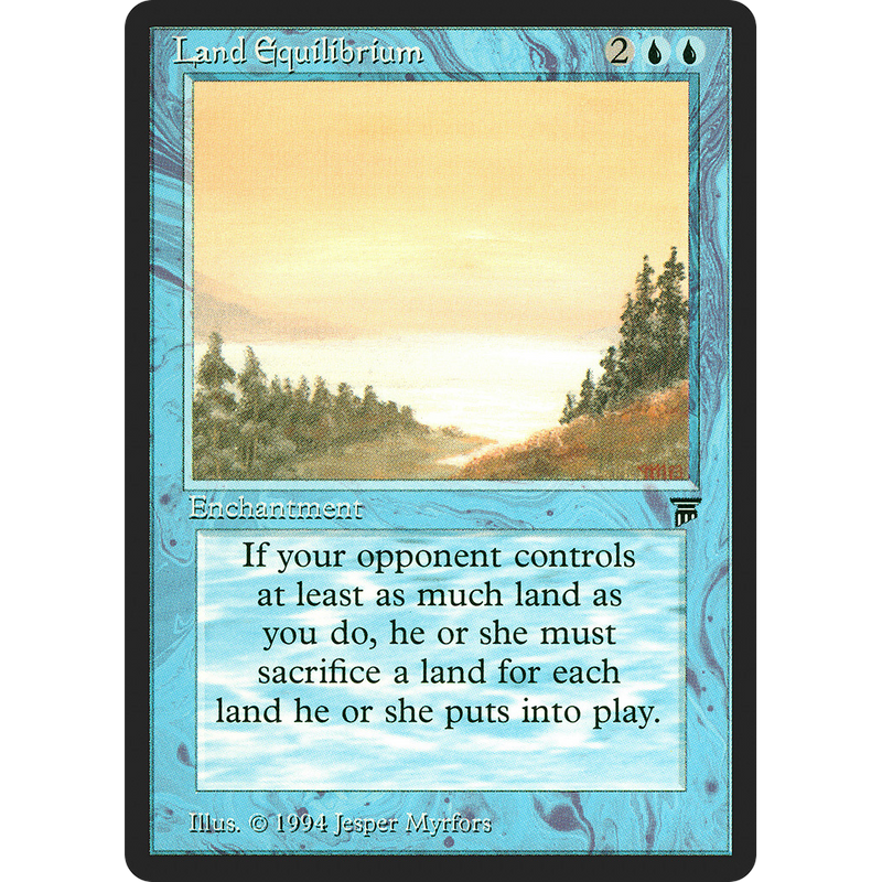 Magic the Gathering Land Equilibrium - Legends NM