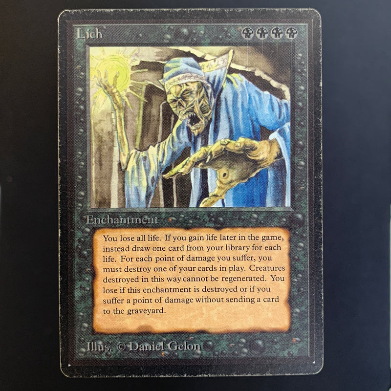 Magic the Gathering Lich - Beta 