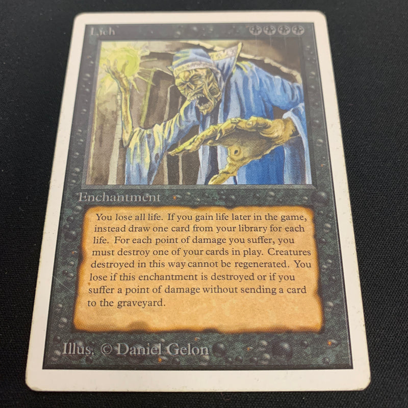 Magic the Gathering Lich - Unlimited 