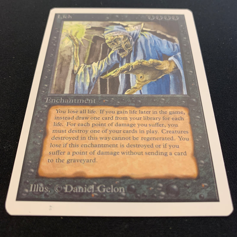 Magic the Gathering Lich - Unlimited 