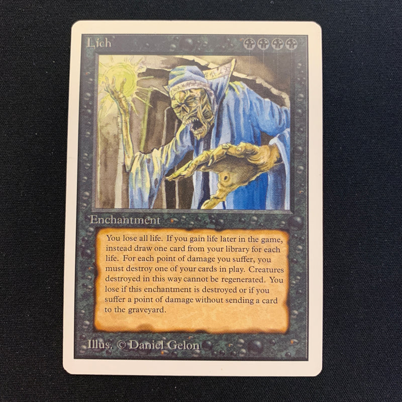 Magic the Gathering Lich - Unlimited 