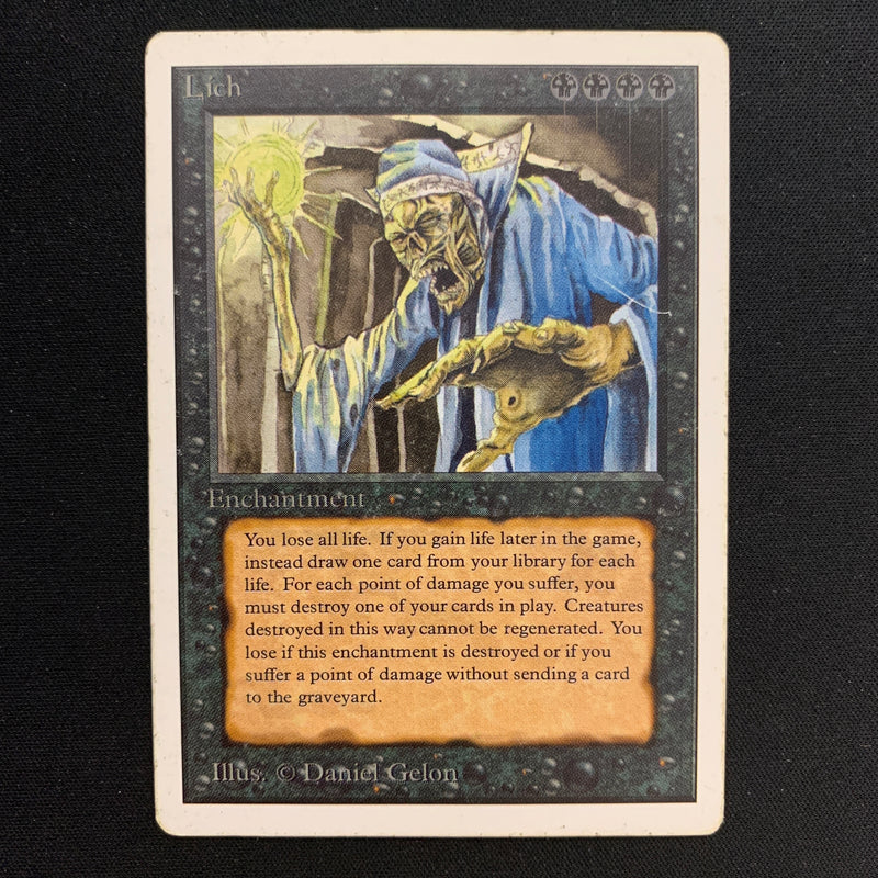 Magic the Gathering Lich - Unlimited 