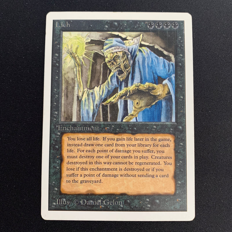 Magic the Gathering Lich - Unlimited 