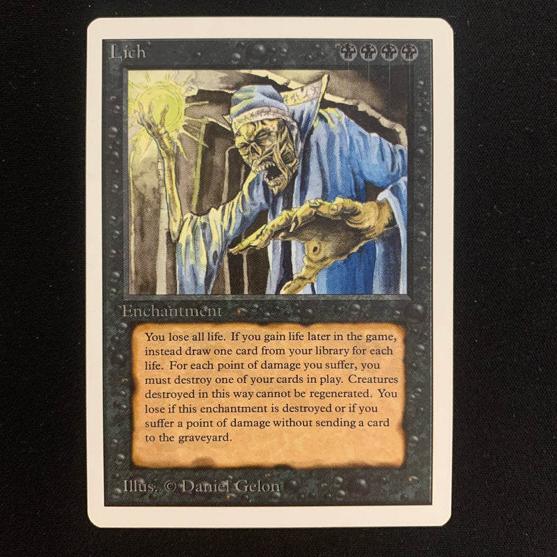 Magic the Gathering Lich - Unlimited 