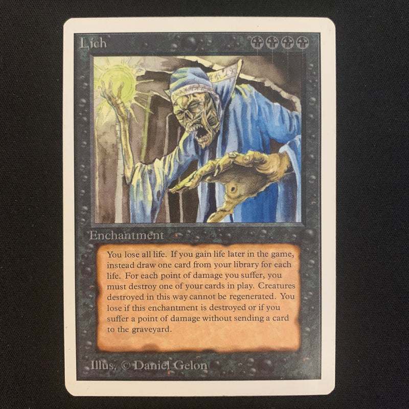 Magic the Gathering Lich - Unlimited 