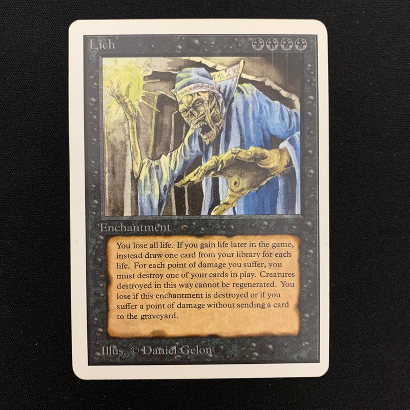 Magic the Gathering Lich - Unlimited 