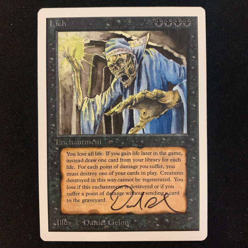 Magic the Gathering Lich - Unlimited 