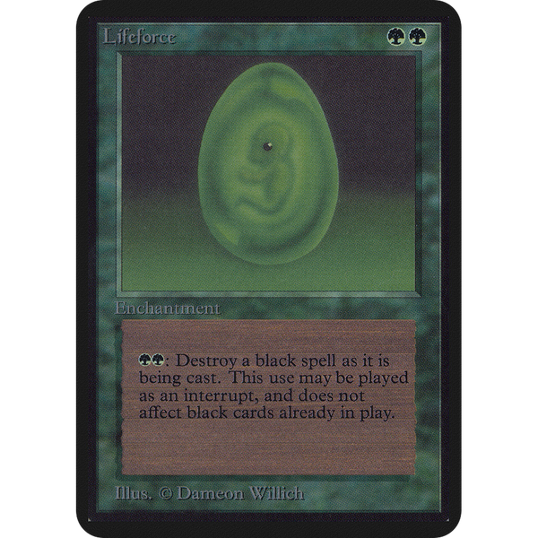Magic the Gathering Lifeforce - Alpha NM