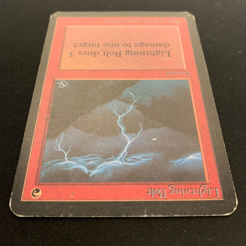 Magic the Gathering Lightning Bolt - Alpha 