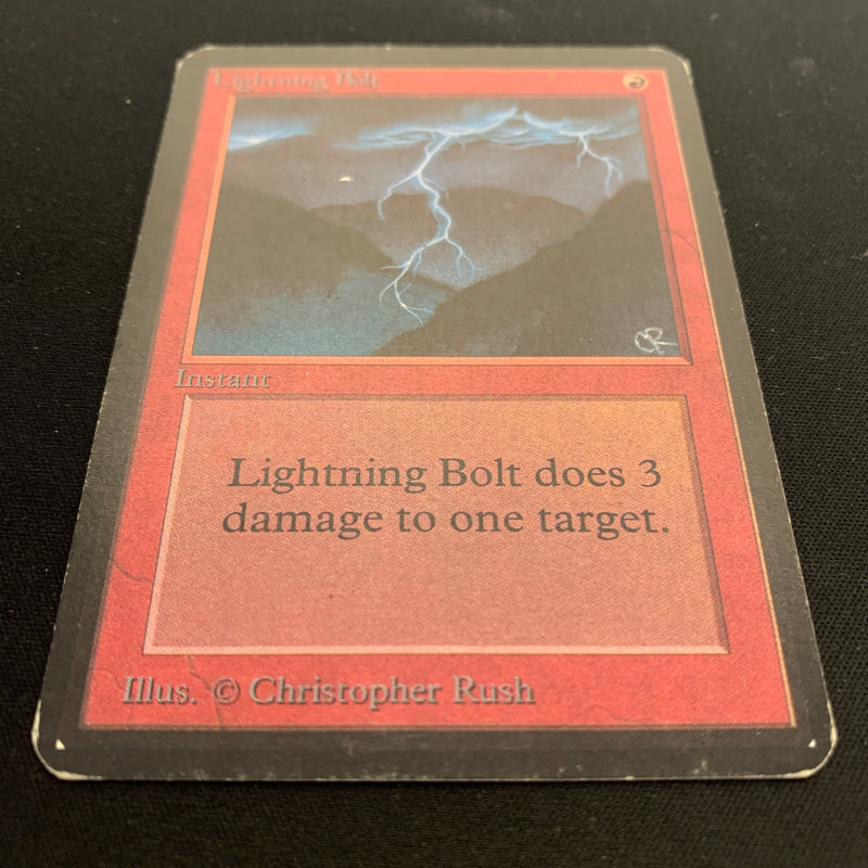 Magic the Gathering Lightning Bolt - Alpha 