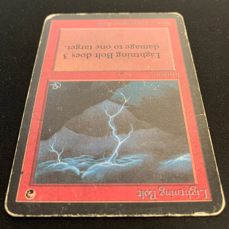 Magic the Gathering Lightning Bolt - Alpha 