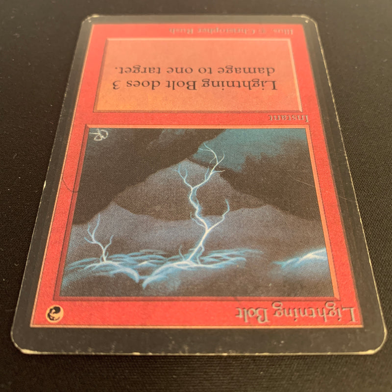 Magic the Gathering Lightning Bolt - Alpha 