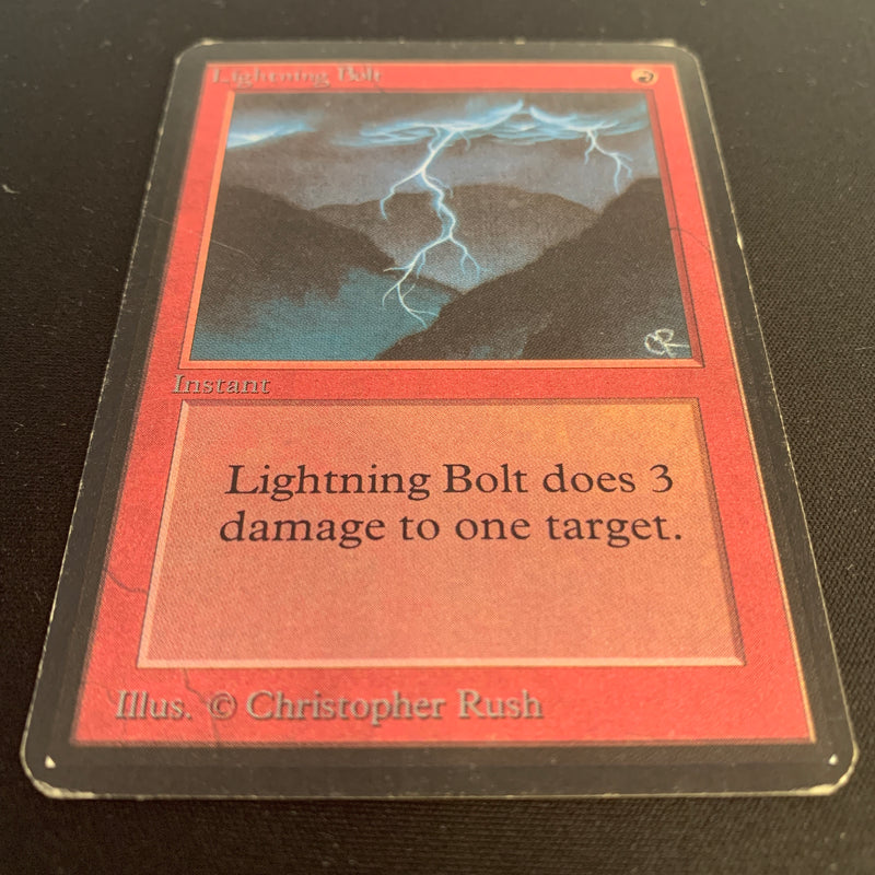 Magic the Gathering Lightning Bolt - Alpha 