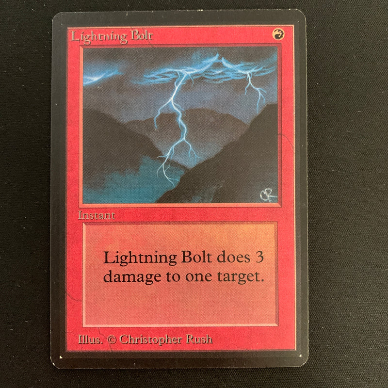 Magic the Gathering Lightning Bolt - Beta 