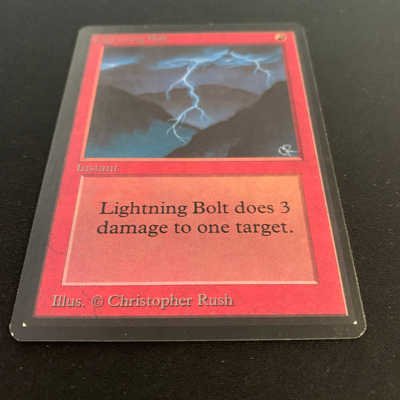 Magic the Gathering Lightning Bolt - Beta 