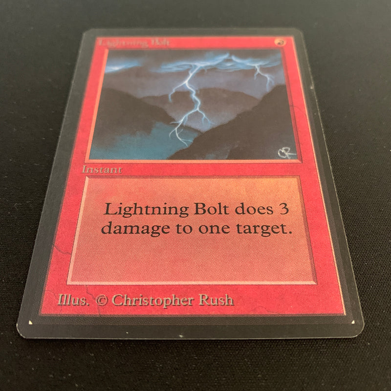 Magic the Gathering Lightning Bolt - Beta 