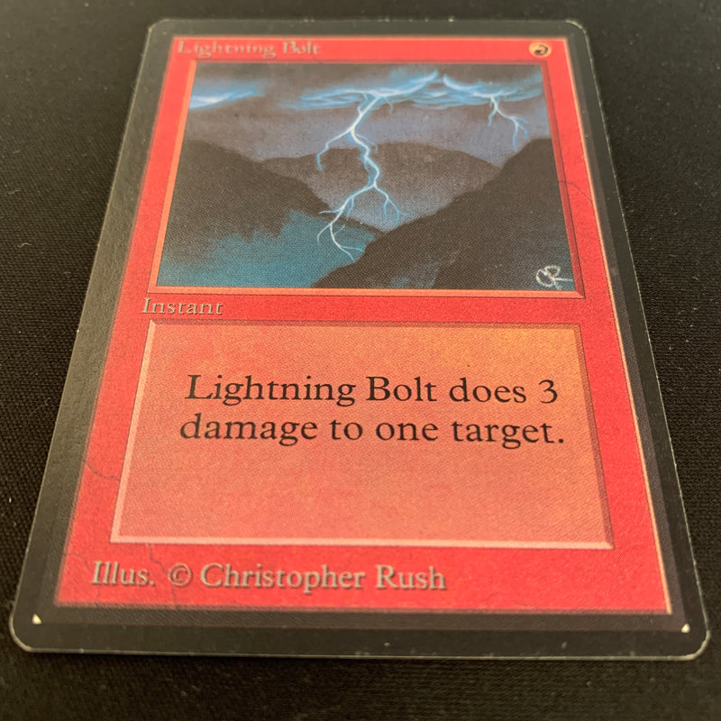 Magic the Gathering Lightning Bolt - Beta 