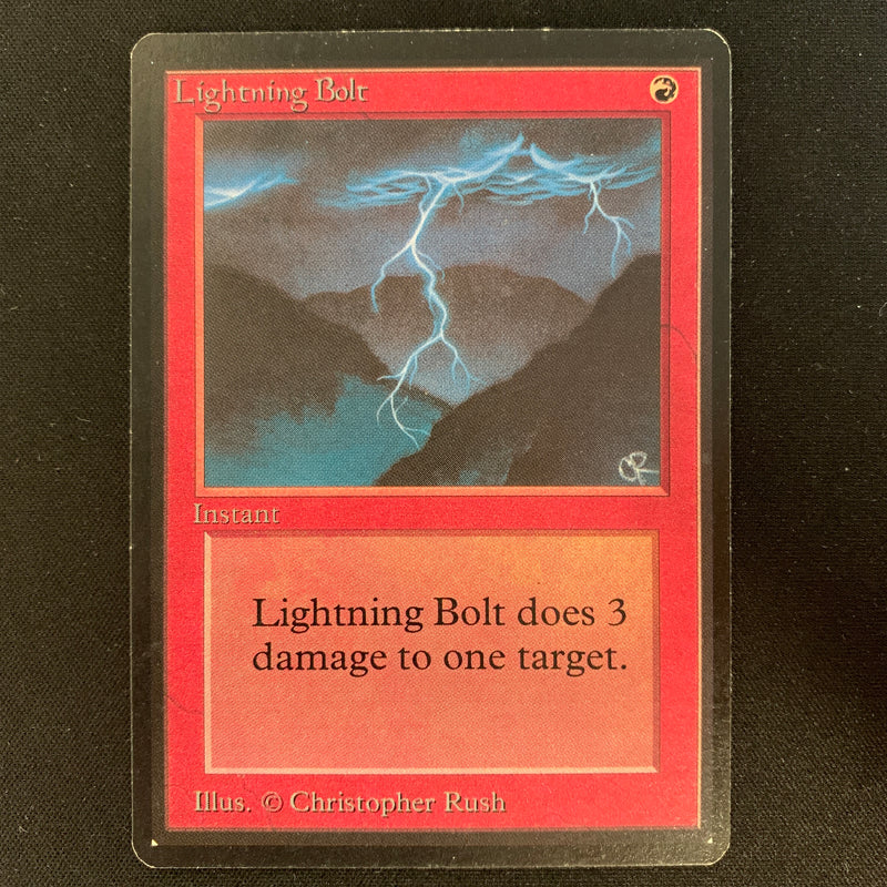 Magic the Gathering Lightning Bolt - Beta 