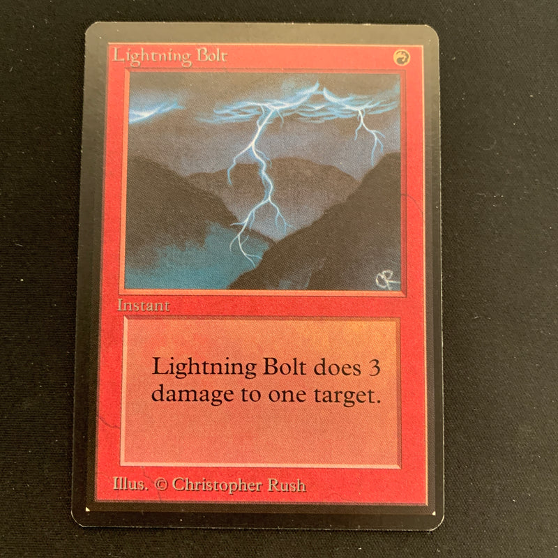 Magic the Gathering Lightning Bolt - Beta 