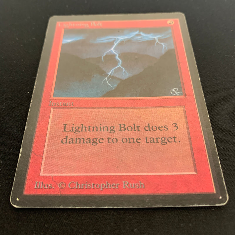 Magic the Gathering Lightning Bolt - Beta 