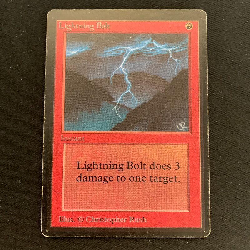 Magic the Gathering Lightning Bolt - Beta 