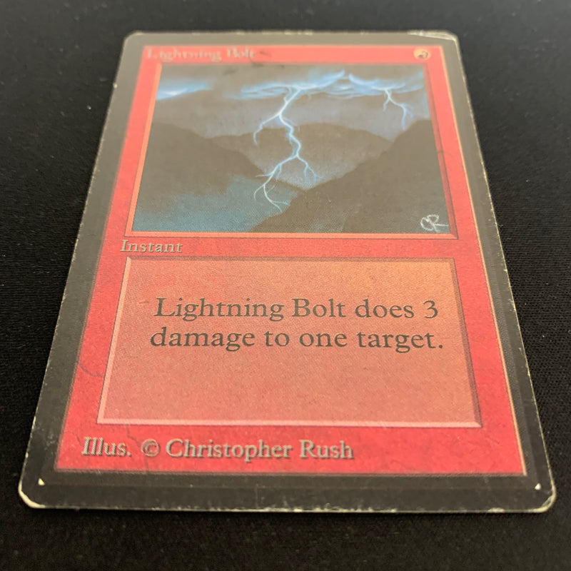 Magic the Gathering Lightning Bolt - Beta 