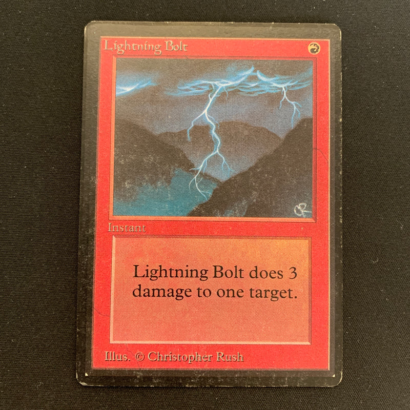 Magic the Gathering Lightning Bolt - Beta 