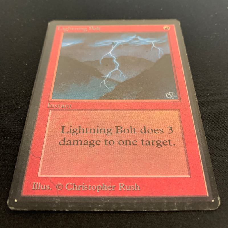 Magic the Gathering Lightning Bolt - Beta 