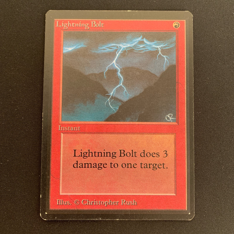 Magic the Gathering Lightning Bolt - Beta 