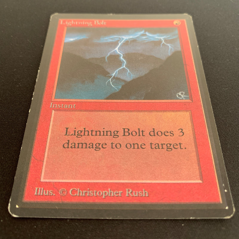 Magic the Gathering Lightning Bolt - Beta 