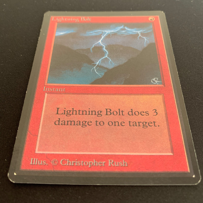 Magic the Gathering Lightning Bolt - Beta 