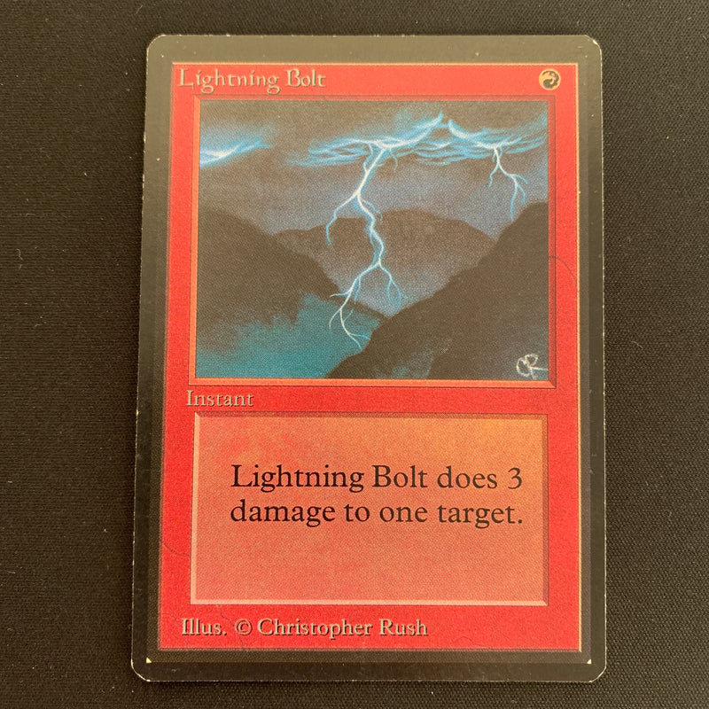 Magic the Gathering Lightning Bolt - Beta 