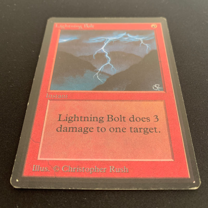 Magic the Gathering Lightning Bolt - Beta 