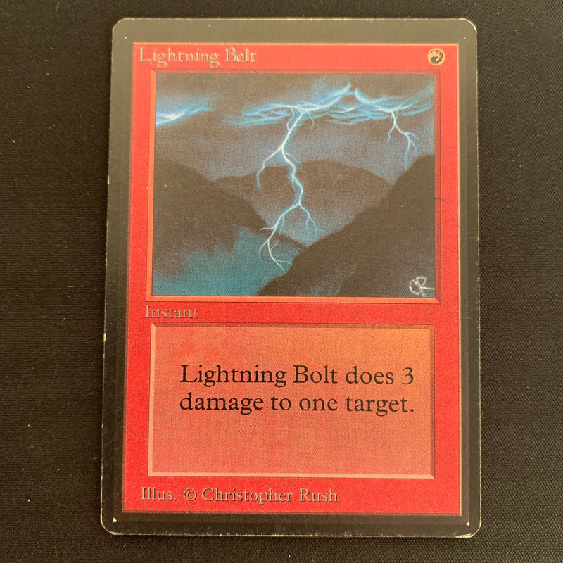 Magic the Gathering Lightning Bolt - Beta 