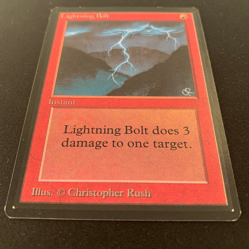 Magic the Gathering Lightning Bolt - Beta 