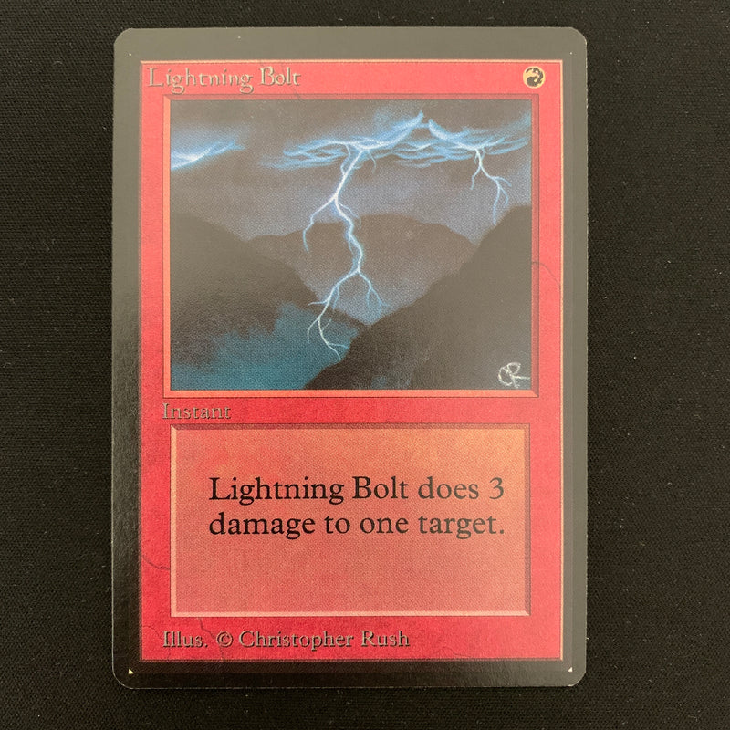 Magic the Gathering Lightning Bolt - Beta 