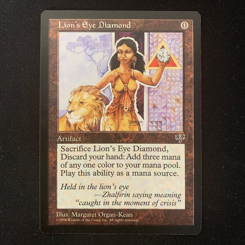 Magic the Gathering Lion's Eye Diamond - Mirage English - NM - 24545