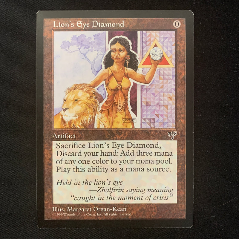 Magic the Gathering Lion's Eye Diamond - Mirage English - EX - 24546