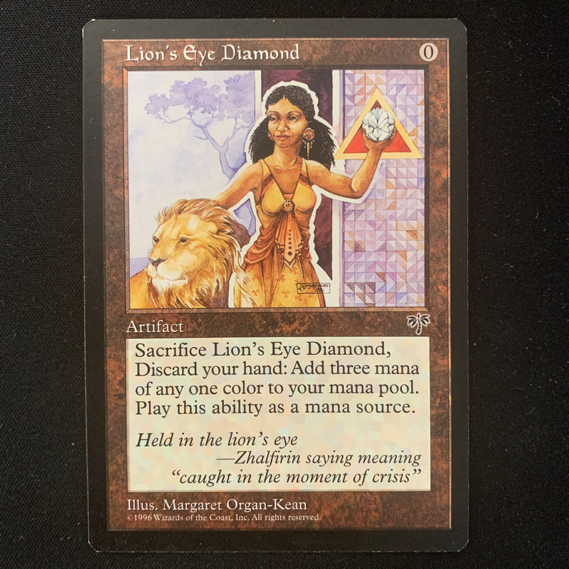 Magic the Gathering Lion's Eye Diamond - Mirage English - EX - 24547