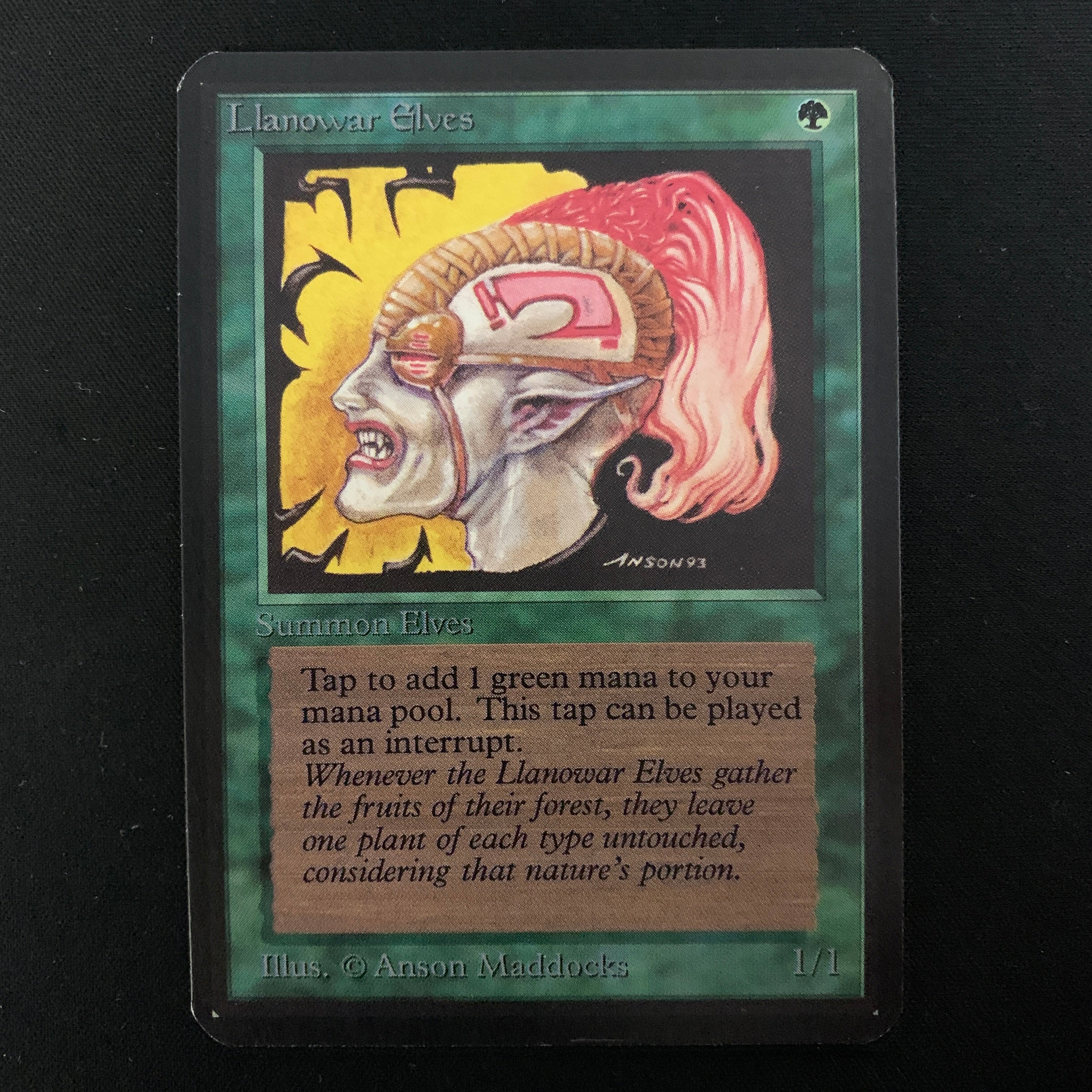 MTG Singles - Llanowar Elves - Alpha - 