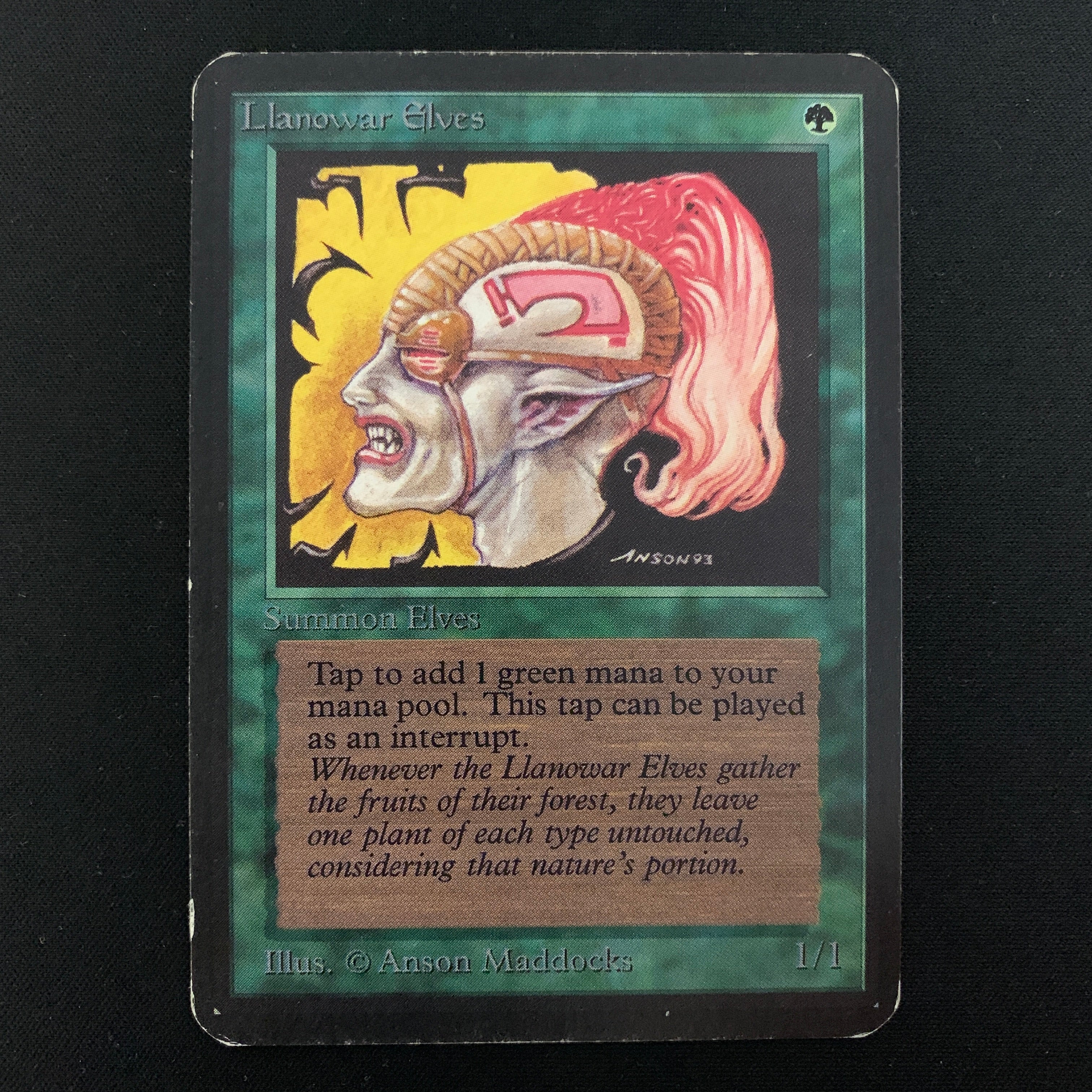 MTG Singles - Llanowar Elves - Alpha - 