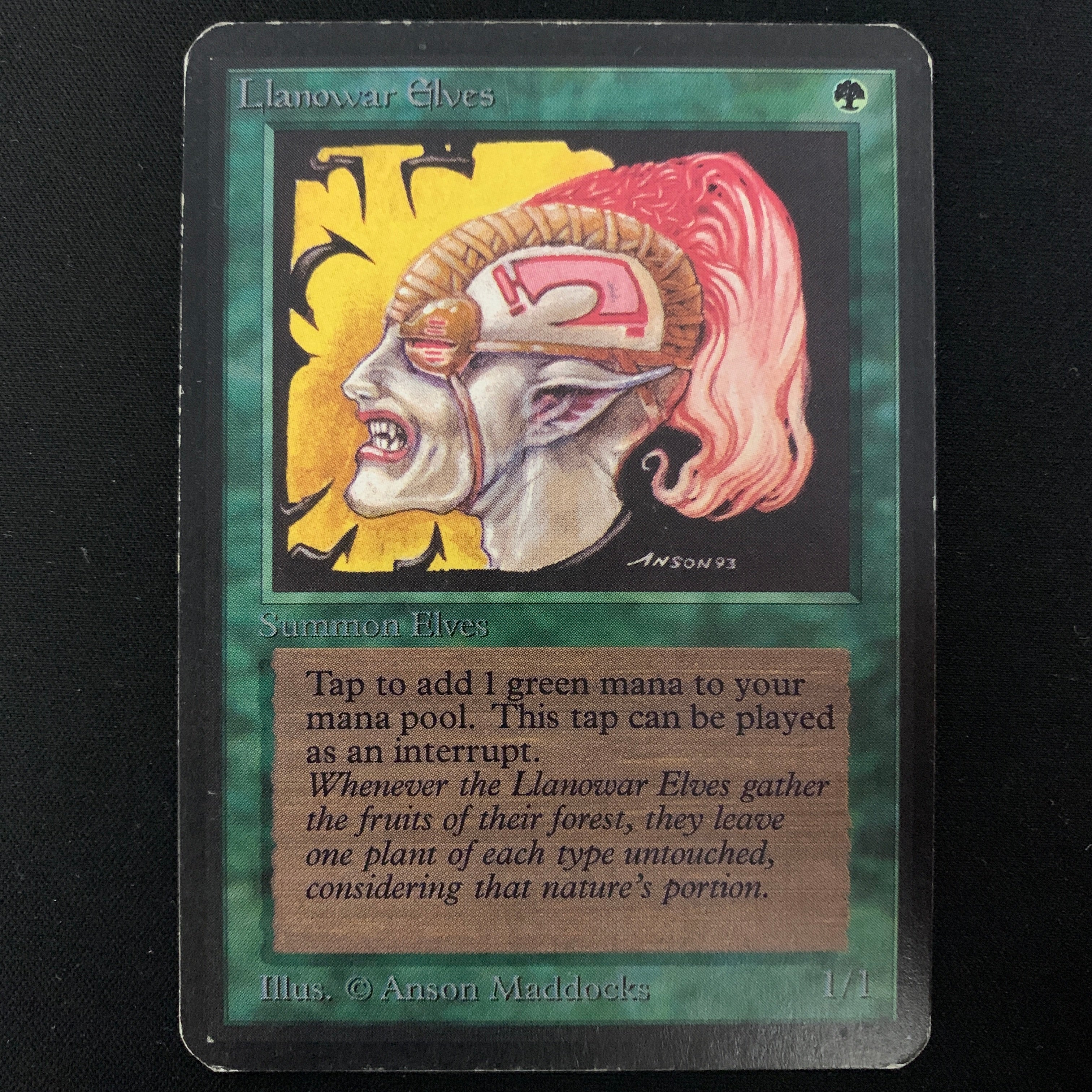 MTG Singles - Llanowar Elves - Alpha - 