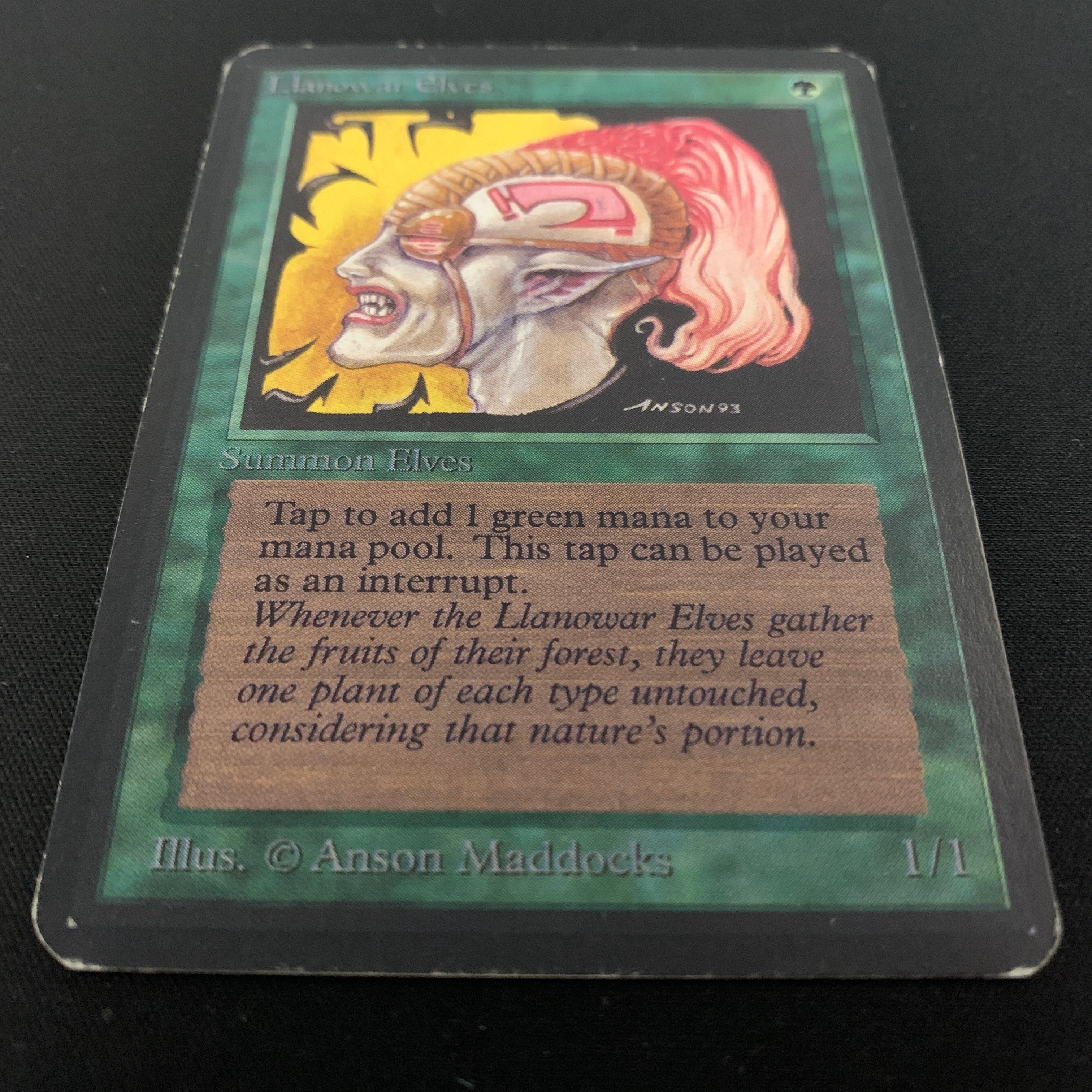 MTG Singles - Llanowar Elves - Alpha - 